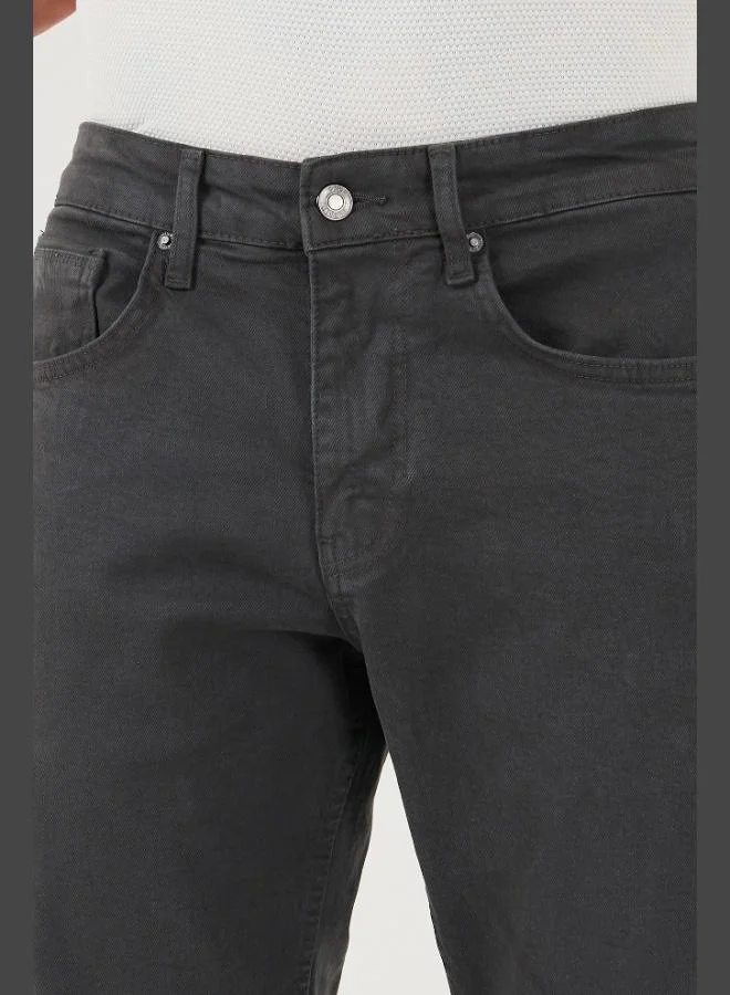 Buratti  Buratti Cotton Comfort Fit Normal Waist Straight Leg Jeans Men's JEANS 4412C19TEXAS for Men | Best Price UAE