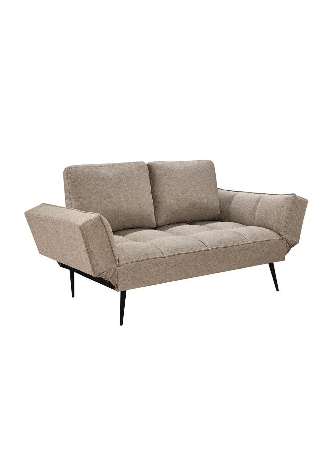 DANUBE HOME Albert Fabric Sofa Bed Convertible Sleeping Sofabed Comfortable Living Room Furniture - Grey  - Image 1