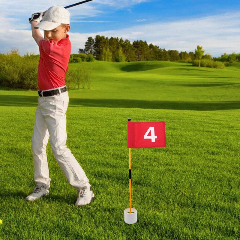 Detachable Number Pin Flag Red 4 Wear Resistant Putting Practice Marker - Image 5