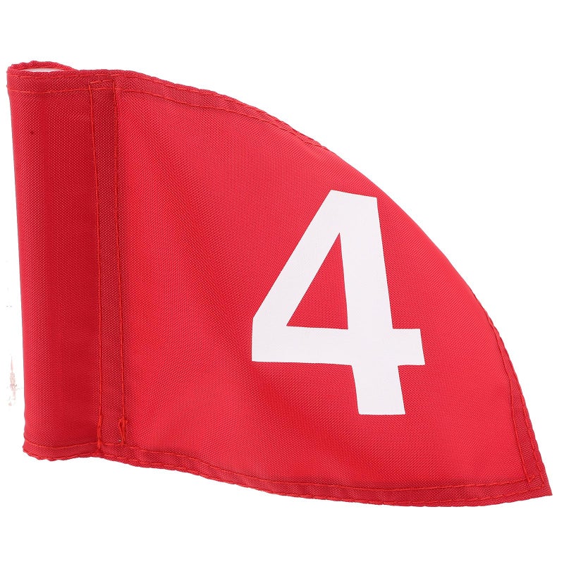 Detachable Number Pin Flag Red 4 Wear Resistant Putting Practice Marker - Image 2