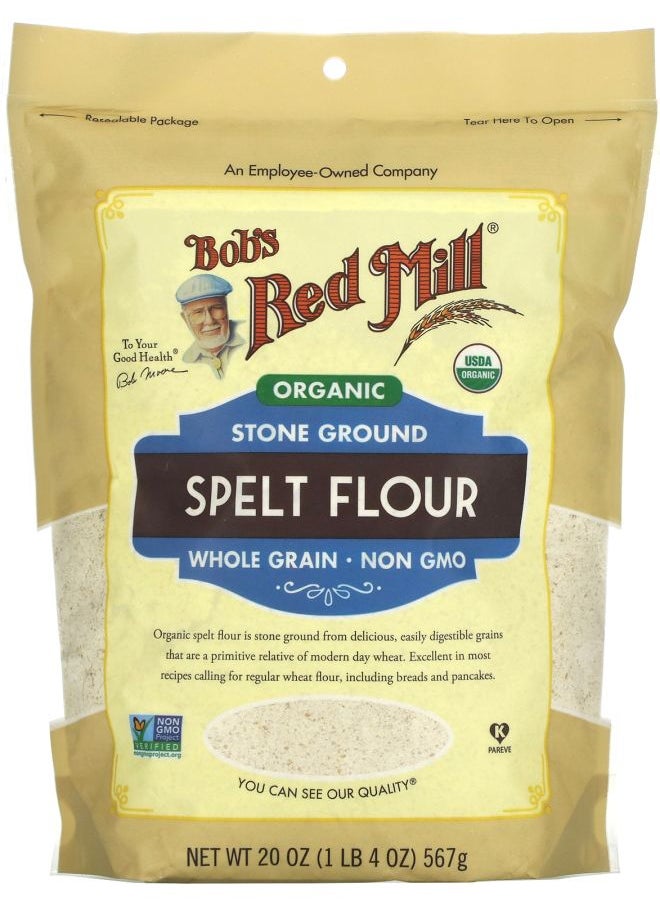 Bob's Red Mill Organic Spelt Flour Whole Grain 20 oz (567 g) 