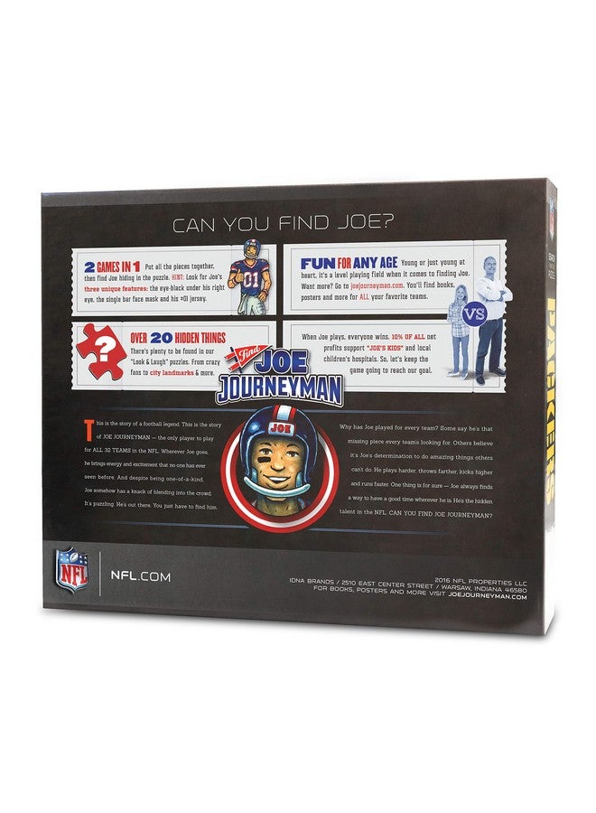 YouTheFan Nfl Joe Journeyman 18'' X 24'' 500 Piece Team Puzzle - Image 2