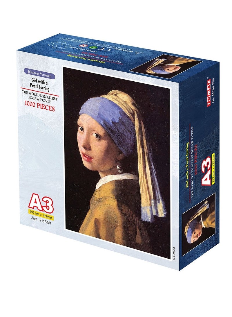 توماكس بازل صغيرة للفتاة ذات القرط اللؤلؤي 1000 قطعة - M100-039 - Image 1