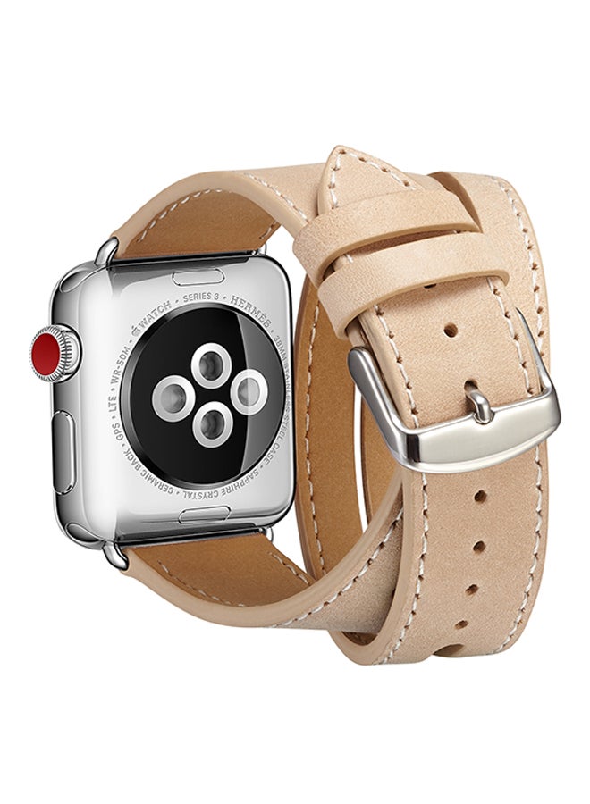 ترامكس سوار بديل لساعة أبل سلسلة 1/2/3 42 مم بيج - Image 4
