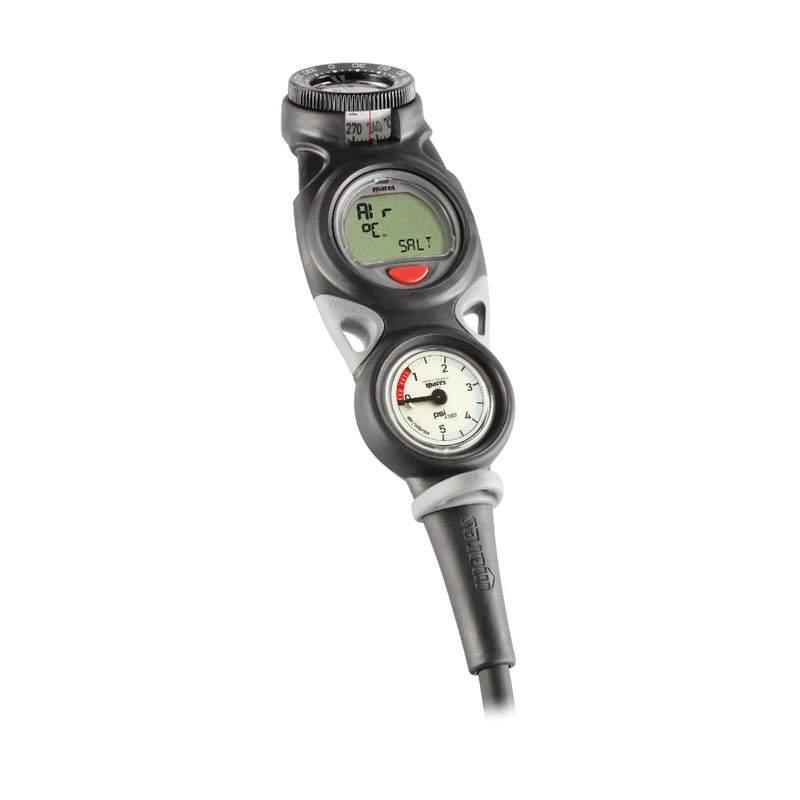 Mares Mission Puck 3 Scuba Diving Computer Console - Puck Computer w/Compact Easy-to-Read Pressure Gauge & Integrated Analog Compass - Image 2