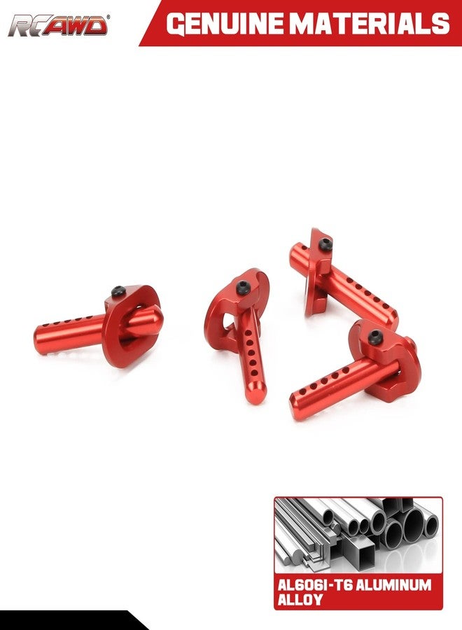 RCAWD مجموعة أعمدة هيكل من سبائك الألومنيوم من RCAWD لسيارات Arrma 3s Blx وMega550 Granite من 1 إلى 10 ومن 1 إلى 7 ومن 1 إلى 8 Blx (أحمر) - Image 3