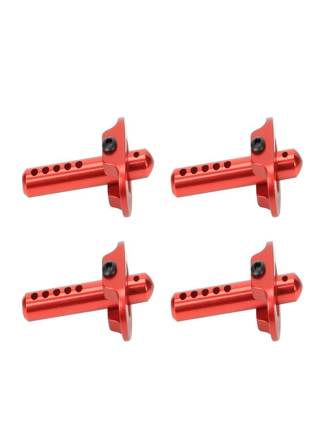 RCAWD مجموعة أعمدة هيكل من سبائك الألومنيوم من RCAWD لسيارات Arrma 3s Blx وMega550 Granite من 1 إلى 10 ومن 1 إلى 7 ومن 1 إلى 8 Blx (أحمر) - Image 1