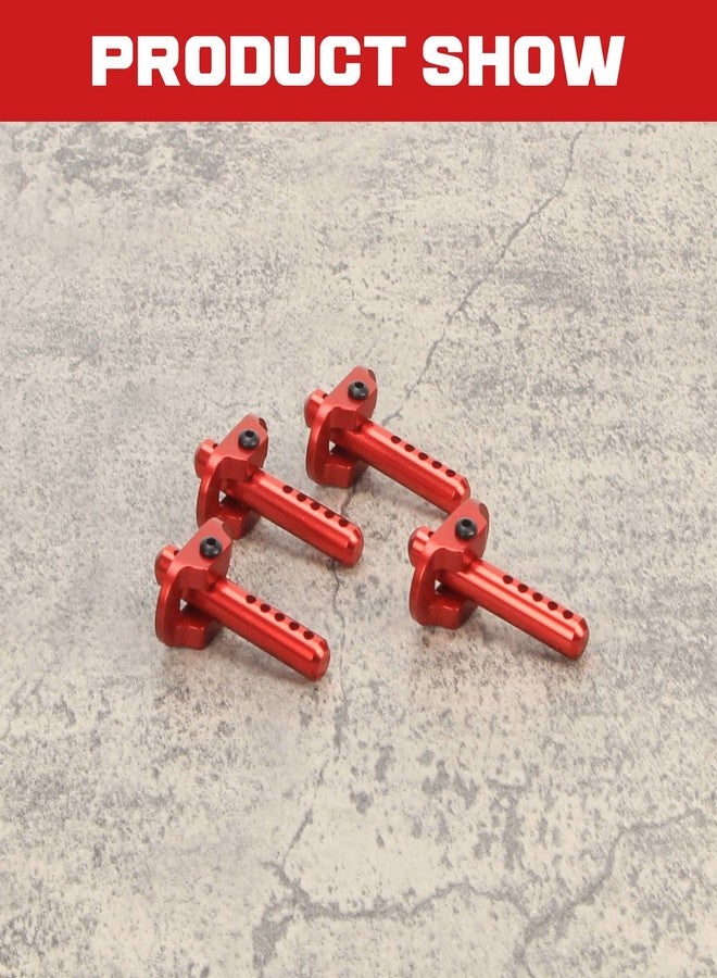 RCAWD مجموعة أعمدة هيكل من سبائك الألومنيوم من RCAWD لسيارات Arrma 3s Blx وMega550 Granite من 1 إلى 10 ومن 1 إلى 7 ومن 1 إلى 8 Blx (أحمر) - Image 5