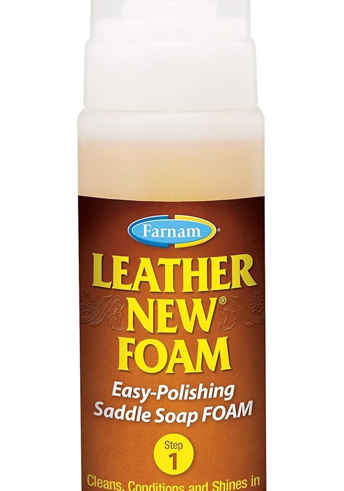Farnam Leather New Foam Easy Polishing Saddle Soap Foam - 7 Ounces - Image 1