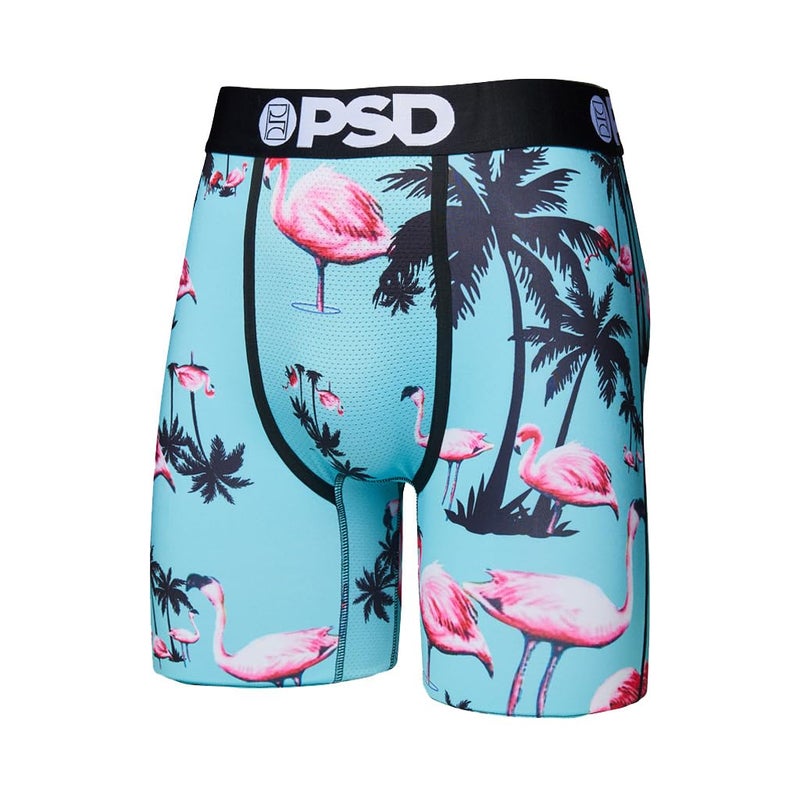 PSD Underwear Men's Flamingo Jungle Boxer Brief 3 Pack, Multi, L - Image 3