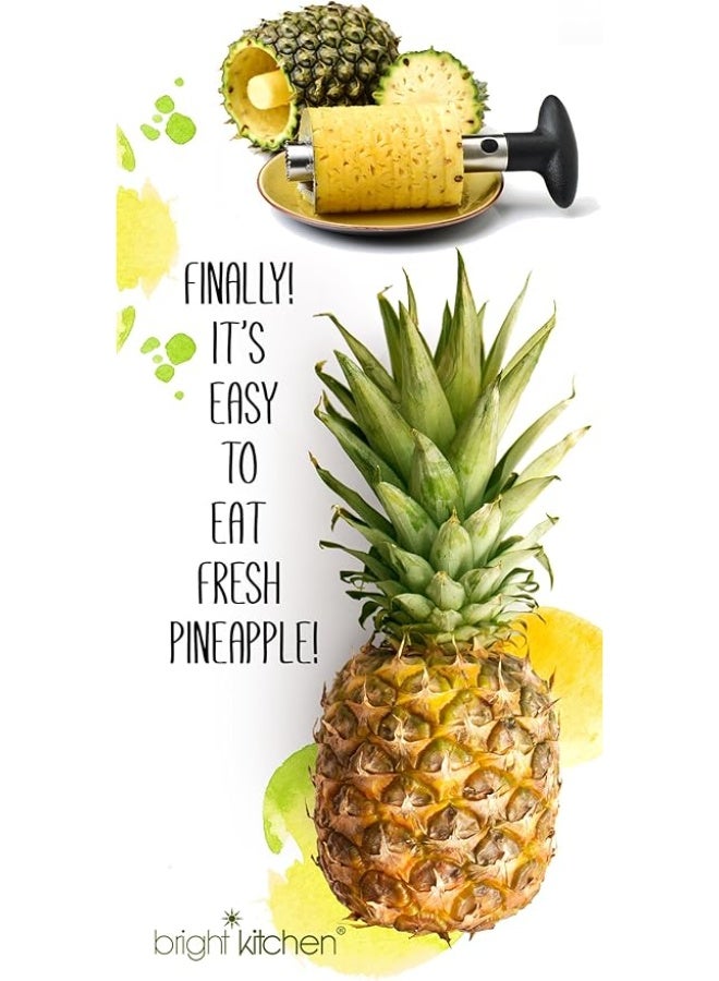 2 Pack Pineapple Slicers Corer Tools Stainless Steel Remove Peel Cut - Image 4