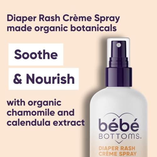 Taro Bébé Bottoms Baby Diaper Rash Cream Spray, No-Rub Touch Free Application for Sensitive Skin 1.7oz (50 ml) - Image 3