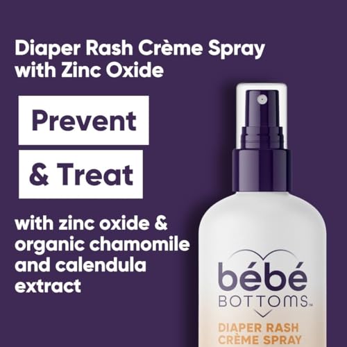 Taro Bébé Bottoms Baby Diaper Rash Cream Spray, No-Rub Touch Free Application for Sensitive Skin 1.7oz (50 ml) - Image 2