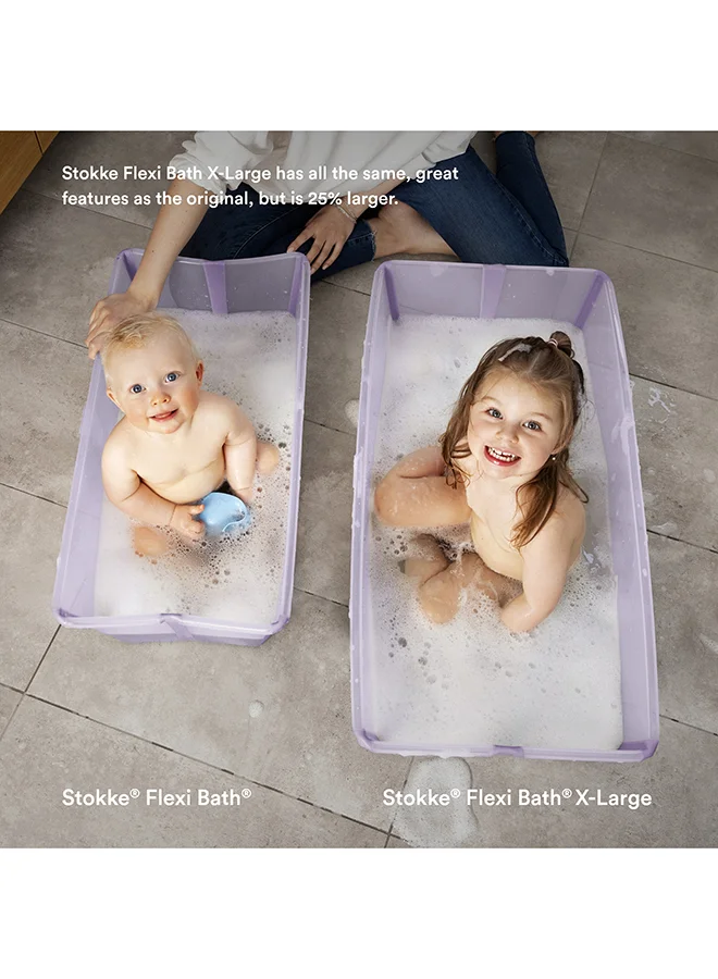 ستوك Flexi Bath X Large Extra-Large Foldable Baby Bath In Sandy Beige