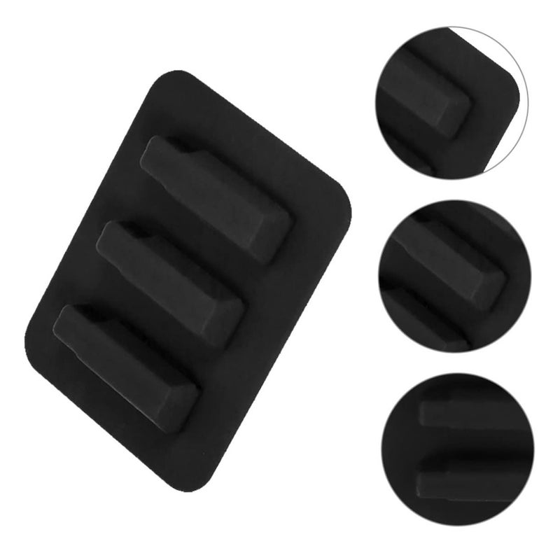 Black Guitar Mute Pad Noise Reduction Foam Soft Practice Tool for Acoustic Guitar - Image 4