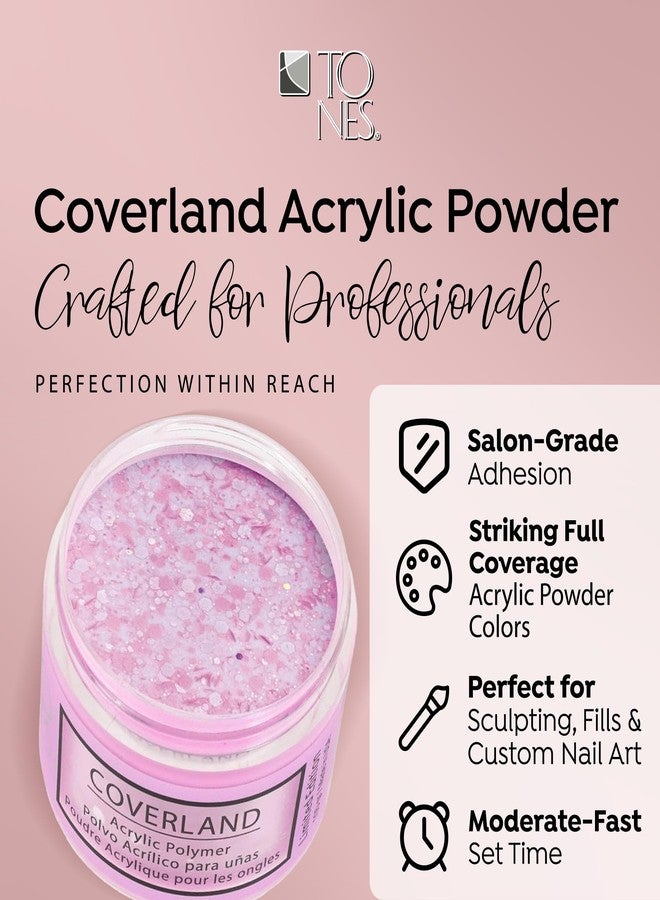 Tones Coverland Acrylic Nail Powder "Vacation Mode" - Limited Edition Acrylic Powder for Nail Design, Sculpting, and Masking Nail Bed Imperfections - Professional Acrylic Nail Supplies - (1.5 Oz) - Image 3