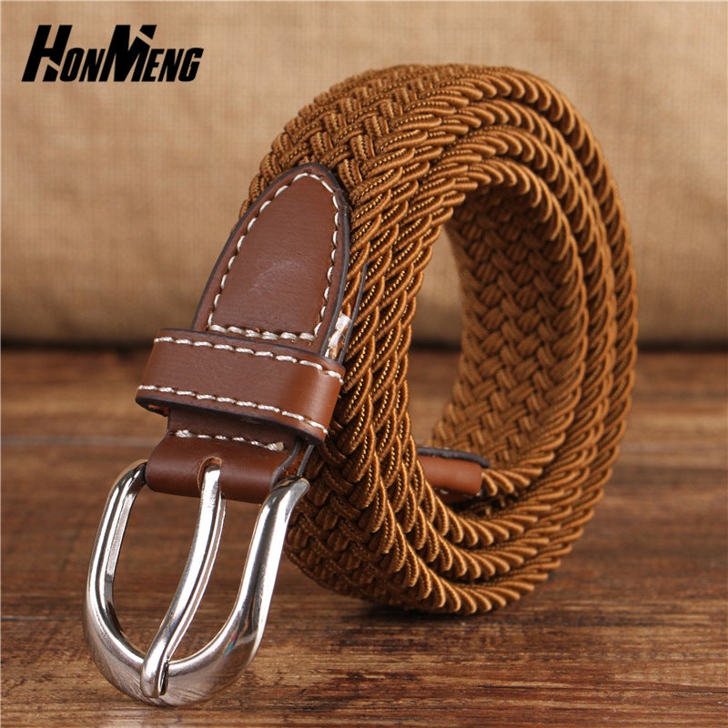 2.5cm Elastic Canvas Belt UnisexC1 C1 