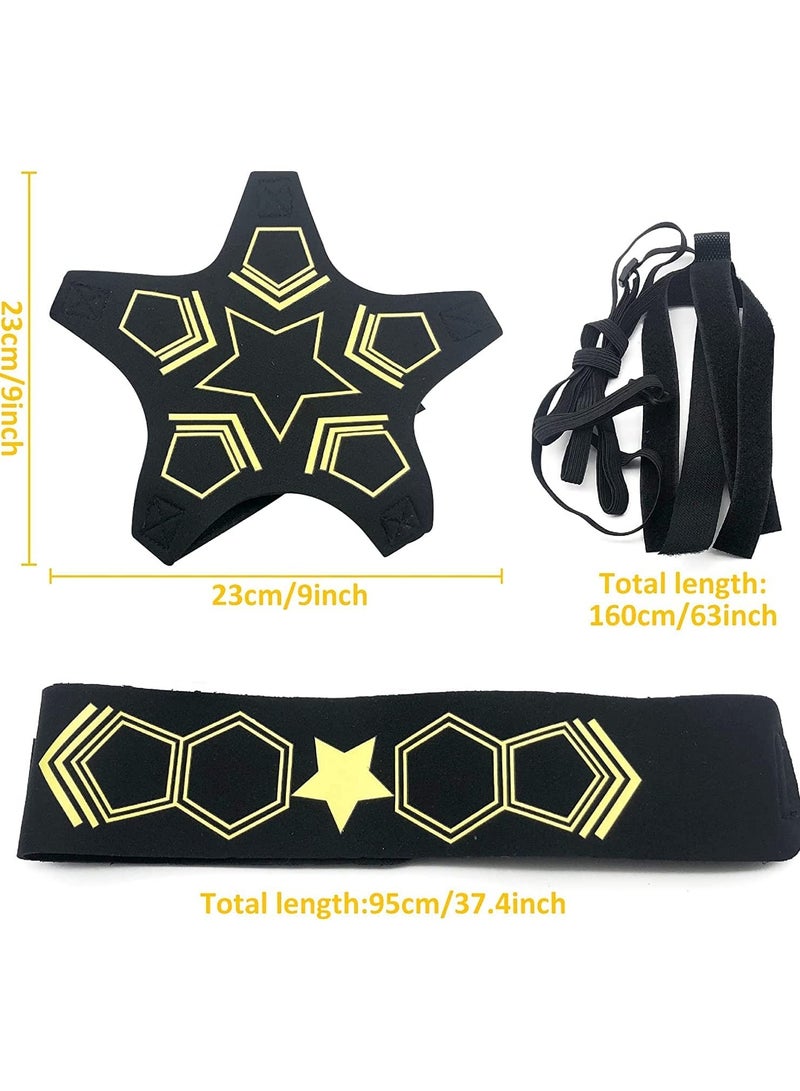 مدرب ركلات كرة القدم القابل للتعديل، حزام تدريب كرة القدم للأطفال والبالغين، معدات تطوير مهارات كرة القدم، مثالي لتحسين تقنيات كرة القدم، متوافق مع 3 إلى 5 كرات - Image 4