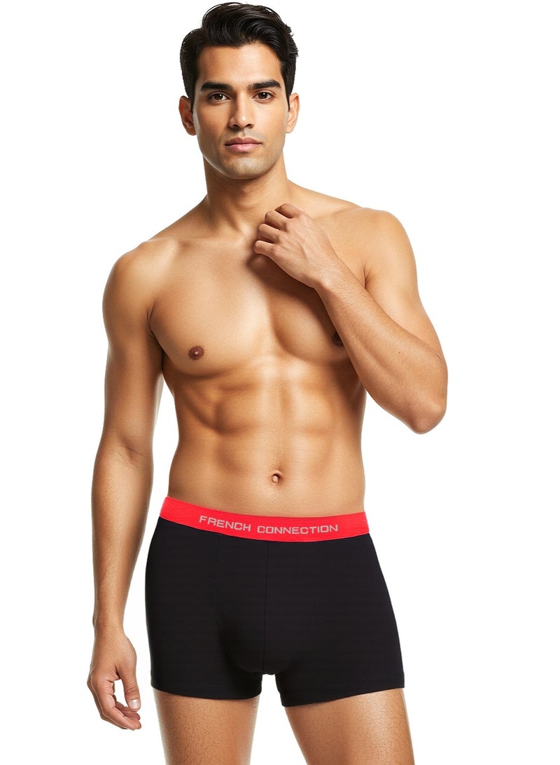 French Connection 3 Pack Multi-Color Solid Briefs - Image 4