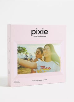 Pixie إطار صور رقمي ذكي | عرض صور وفيديو متصل بشبكة WiFi، دقة عالية كاملة، شاشة تعمل باللمس مقاس 10.1 بوصة، مكبر صوت مدمج، منفذ Type-C وMicro SD، هدية رائعة للعائلة والأصدقاء والآباء - وردي  - Image 1