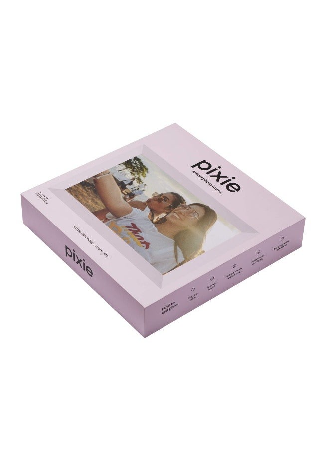 Smart Digital Photo Frame | WiFi Connected Picture & Video Display, Full HD, TouchScreen 10.1" size, Built-in Speaker, Type-C & Micro SD port, Great Gift for Family, Friends, Parents - Pink