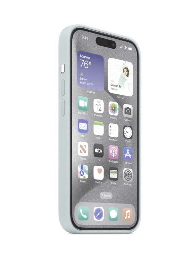 KASTWAVE iPhone 14 Pro Max Silicone Case Cover, Liquid Gel Soft Ultra Slim Shockproof Back Cover Full Body Protection, Easy To Disassemble，Light Grey - Image 3