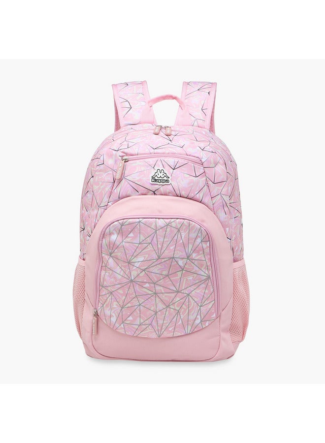 Kappa Girls Printed School Backpack with Lunch Bag and Pencil Pouch set - Image 2