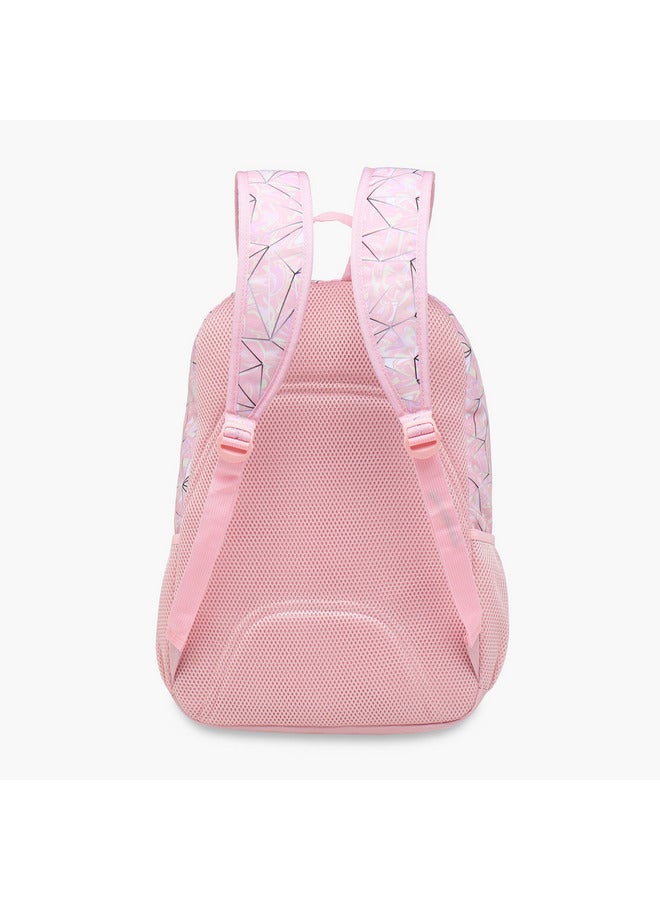 Kappa Girls Printed School Backpack with Lunch Bag and Pencil Pouch set - Image 5