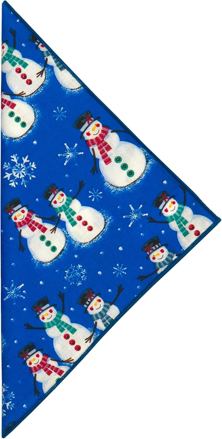 Decorative Things Christmas Napkins Cloth Napkins Christmas Table Decor Christmas Table Setting Winter Wonderland Snowman Decor Cotton Linen Napkins 18 Dinner Set 4 - Image 4