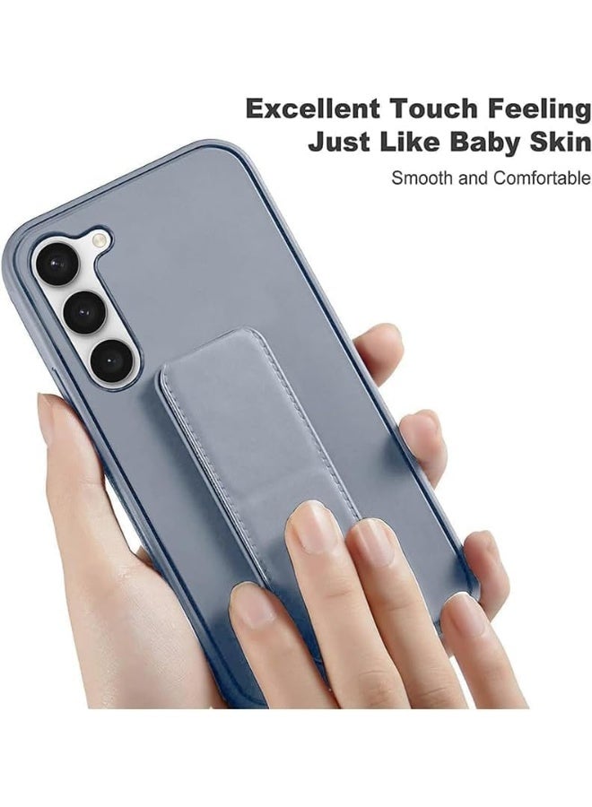 Denx Samsung Galaxy A17 Case with Kickstand and Magnetic Holder, Premium Vertical Strap and Grip with Silicone Holder, multiple viewing positions for Samsung Galaxy A17 (Dark Gray) - Image 5