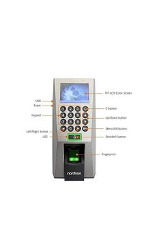 ZKTeco ZKTeco F18 Fingerprint Access Controller , Time Attendance, ZK-F-18  - Image 2
