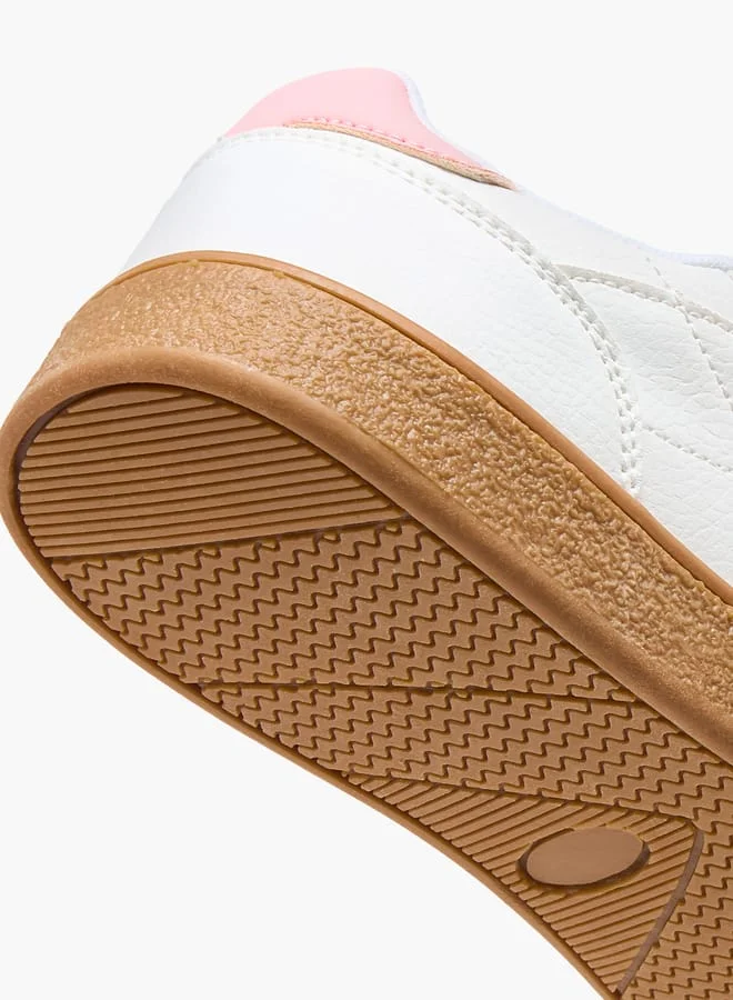 Dash Women Panelled Sneakers with Lace-Up Closure