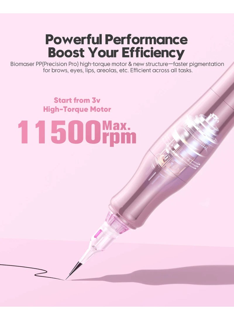 BIOMASER SPMU Wireless Machine Sparkle TP006- Dual Battery, Swiss Motor, Silent and Lightweight for Eyebrows and Lips. - Image 5