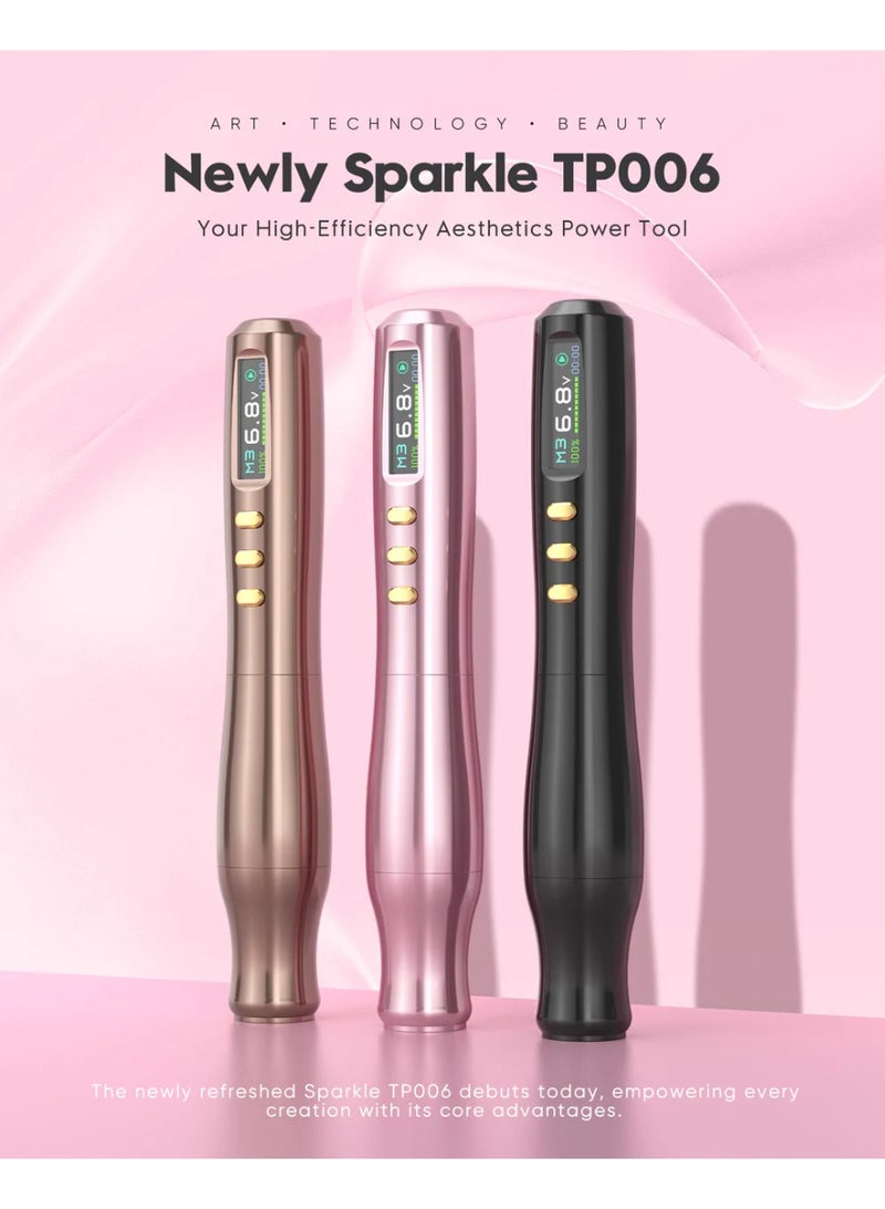 BIOMASER SPMU Wireless Machine Sparkle TP006- Dual Battery, Swiss Motor, Silent and Lightweight for Eyebrows and Lips. - Image 3