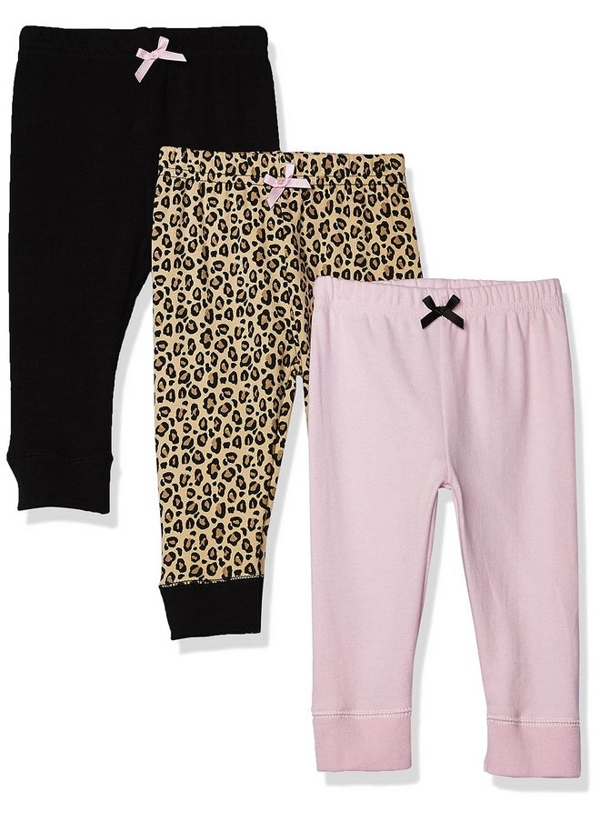 Luvable Friends - Unisex Baby Cotton Pants Leopard 03 Months - Image 1