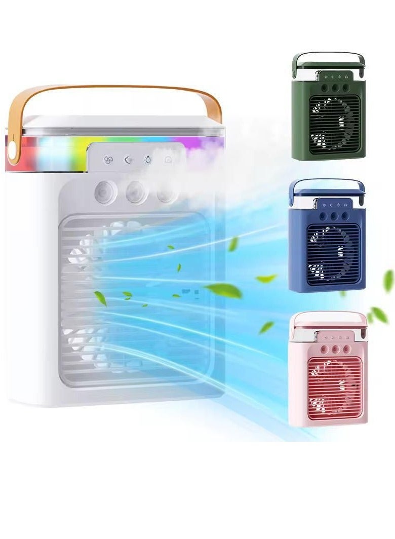 مكيف هواء صغير شخصي، مروحة ترطيب رذاذ الماء، مروحة تبريد هواء محمولة بمنفذ USB - Image 2
