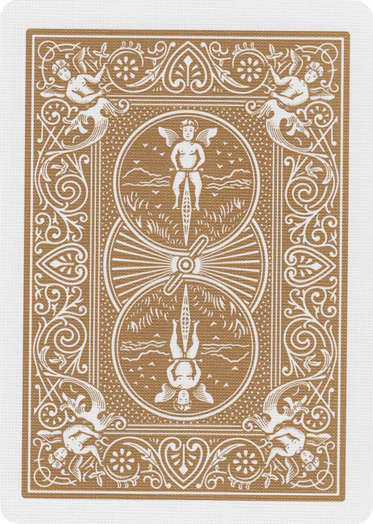 Bicycle Rider Back Gold Deck - Image 2