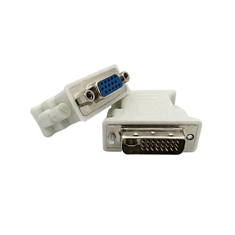 MULTYBYTE Multibyte 24+5 to VGA Male to Female Converter Gold Plated Contact- HD 15 Pin Connector for Computer, Laptop, PC Host, Display Screen, Monitor and Projector NOT Bi-Directional (DVI to VGA Adapter) - Image 1