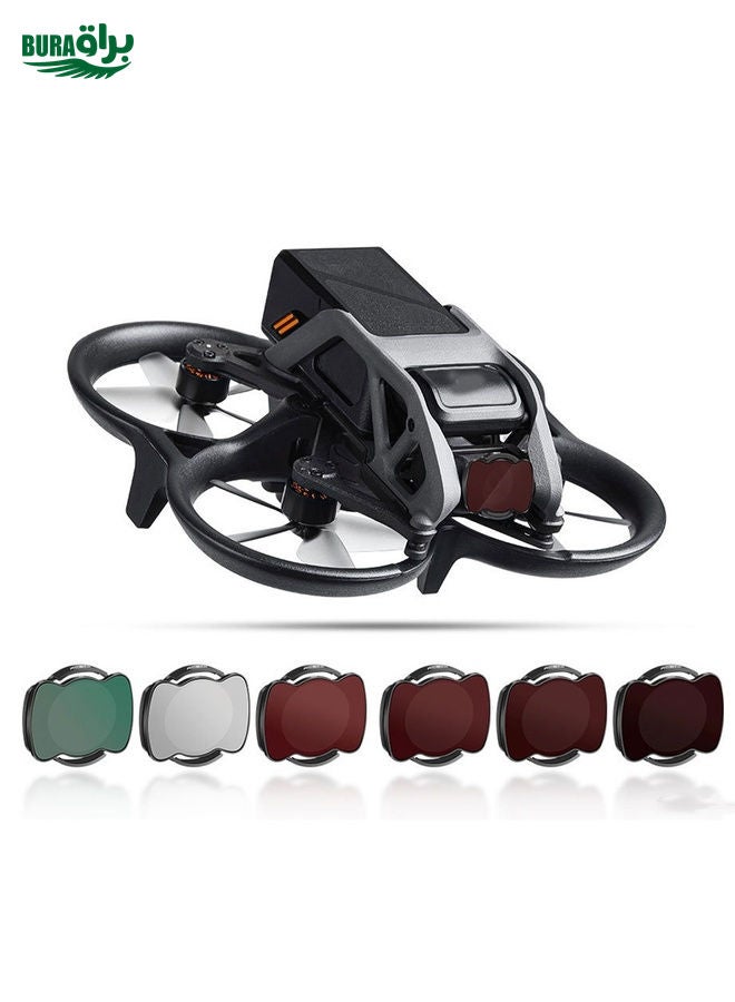 BURAQ For DJI Avata RCSTQ Magnetic Filter Drone Accessories 6 In 1 UV+CPL+ND8+ND16+ND32+ND64  - Image 2