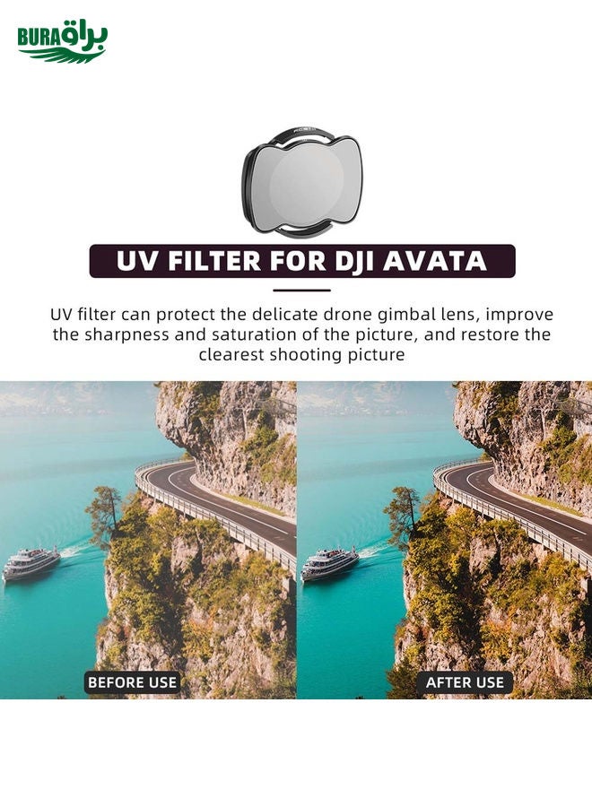 BURAQ For DJI Avata RCSTQ Magnetic Filter Drone Accessories 6 In 1 UV+CPL+ND8+ND16+ND32+ND64  - Image 5