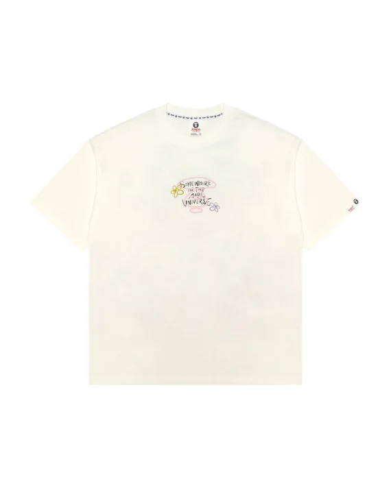 AAPE AAPEUNVS graffiti print tee