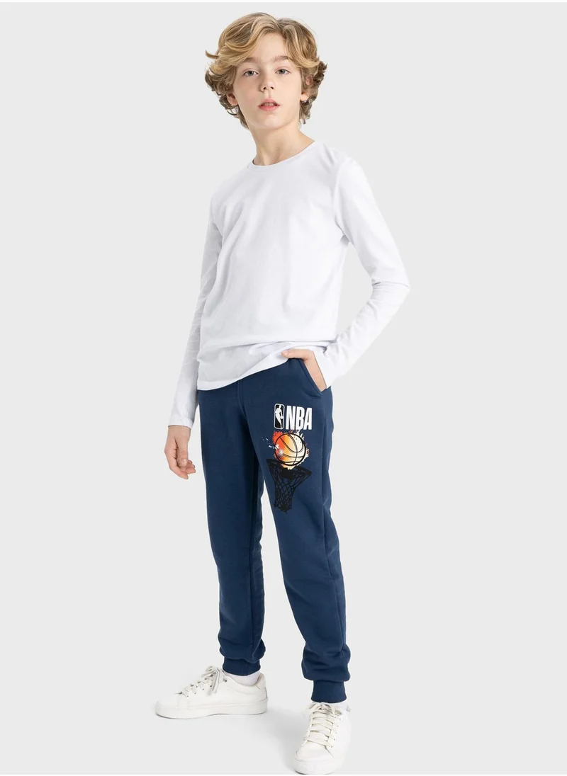 ديفاكتو Boy Nba Wordmark Sweatpants