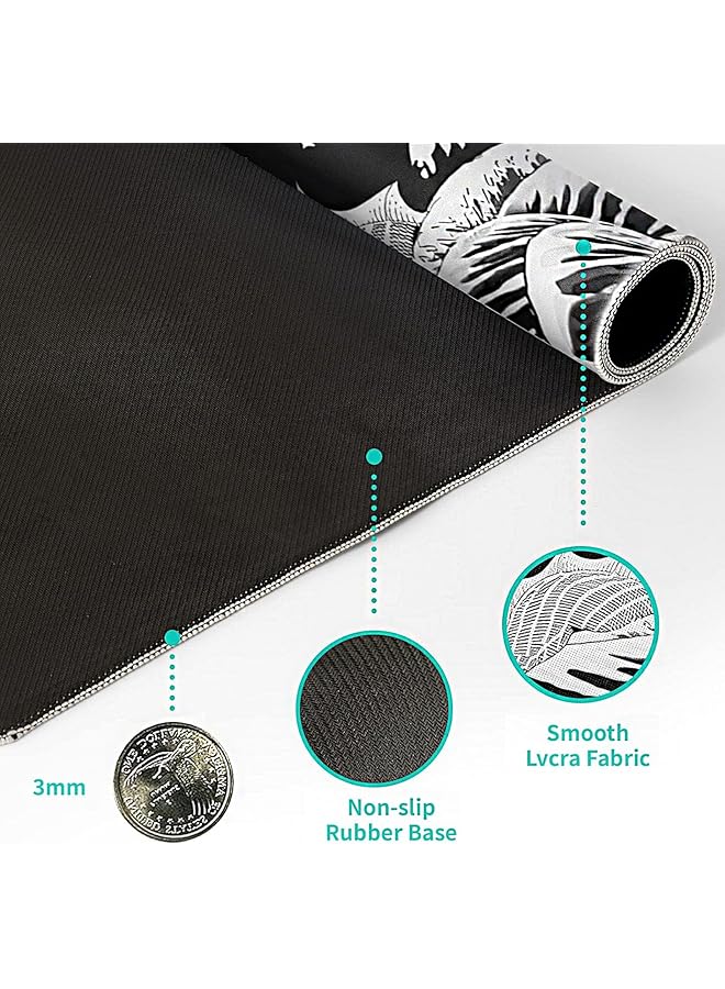 erorex Large Mouse Pad Gaming Mouse Pad Slip Rubber Base Water Resist Keyboard Pad Large Gaming Mouse Pad Xl With Stitched Edges Desk Pad For Office And Home.· - Image 2