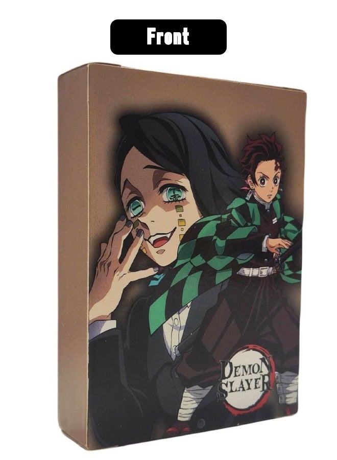 50PCS/Pack Anime Demon Slayer Card, Card Game Booster Packs, Demon Slayer Cards, Anime Trading Cards, No Repeat, Collectible Rare Cards Best Gift for Collectors and Fans - Image 2
