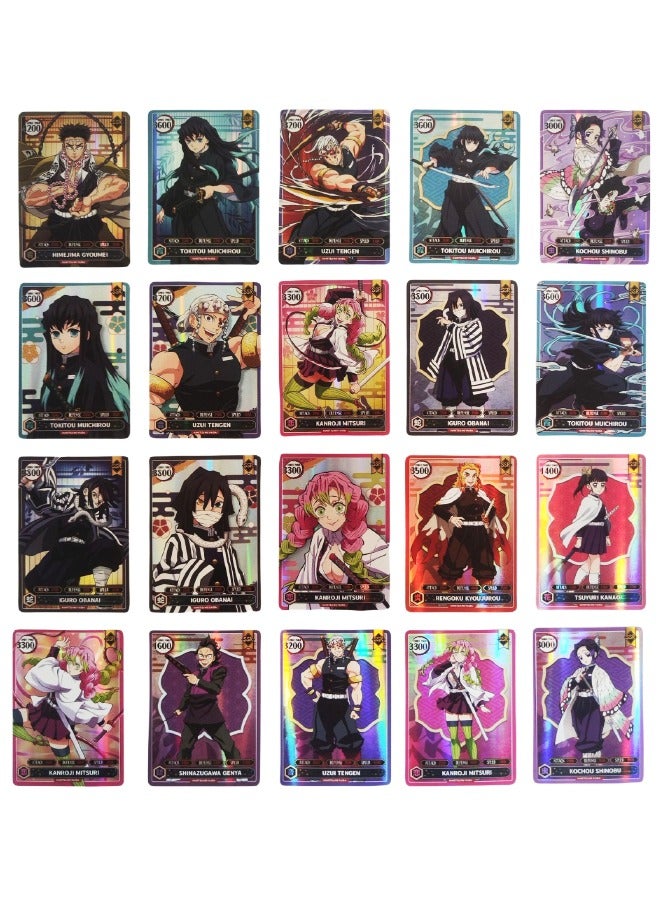 50PCS/Pack Anime Demon Slayer Card, Card Game Booster Packs, Demon Slayer Cards, Anime Trading Cards, No Repeat, Collectible Rare Cards Best Gift for Collectors and Fans - Image 5