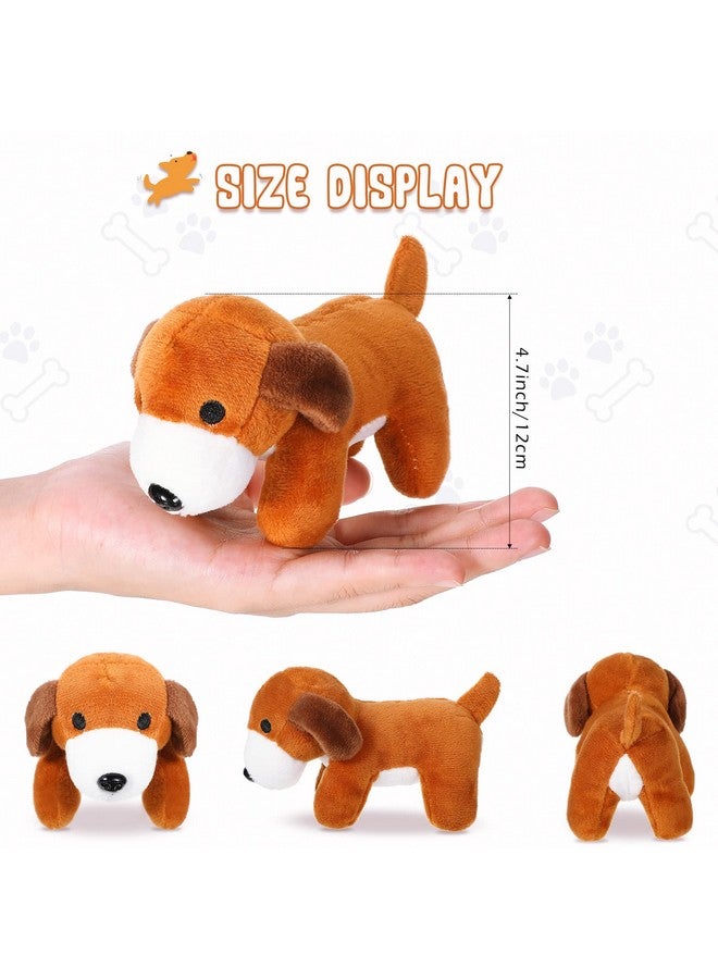 Sosation 20 Pcs Mini Plush Stuffed Puppy Bulk Back To School Gift Dog Party Favor Gift Toy Soft Plush Dog For Goodie Bag Fillers Kids Baby Show Birthday Carnival Prize Party(Vivid Color,Spot Style) - Image 3