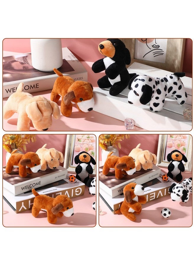 Sosation 20 Pcs Mini Plush Stuffed Puppy Bulk Back To School Gift Dog Party Favor Gift Toy Soft Plush Dog For Goodie Bag Fillers Kids Baby Show Birthday Carnival Prize Party(Vivid Color,Spot Style) - Image 4
