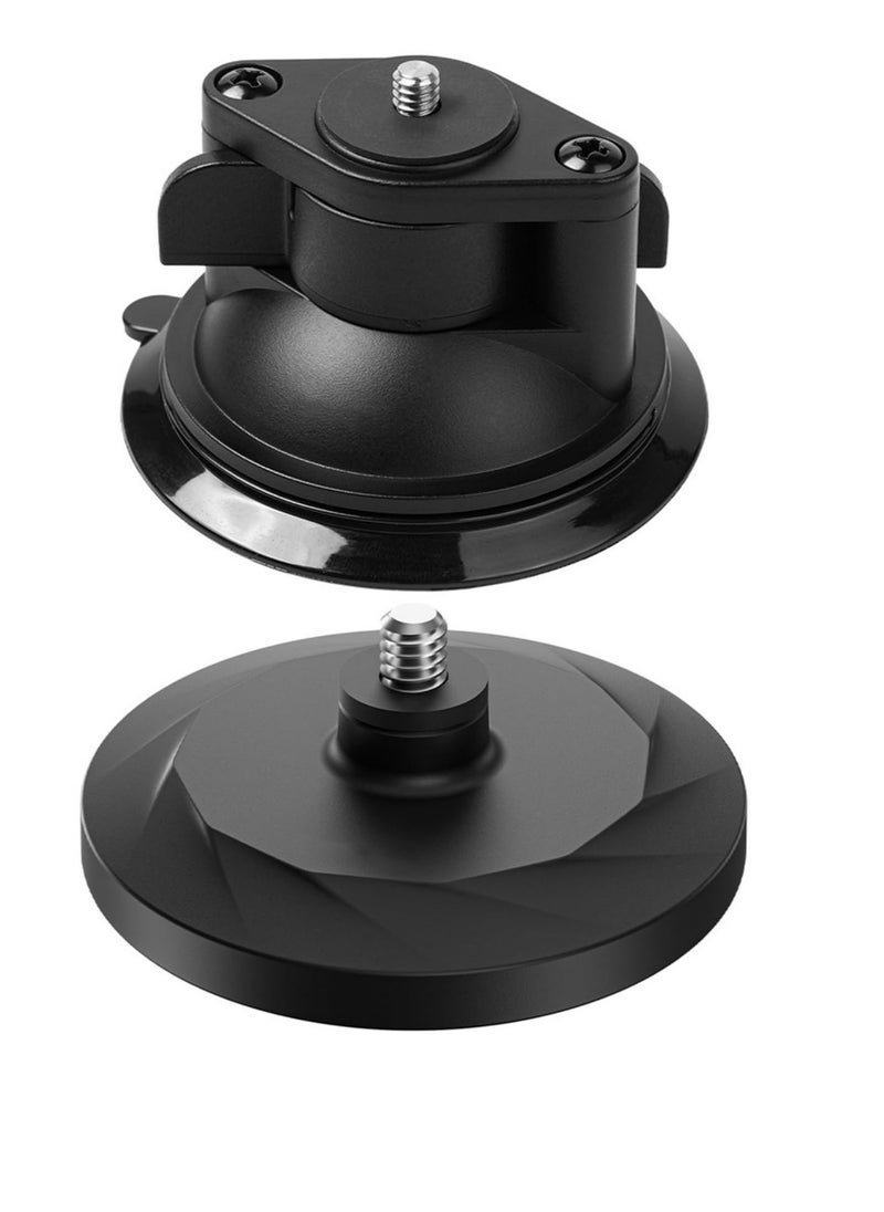 Excefore Magnetic Camera Mount Base Stand, with 1/4"-20 Thread, for DJI Osmo Pocket 3 Action Camera Expansion Adapter Quick Release Base Mount, for Vlogging  - Image 1