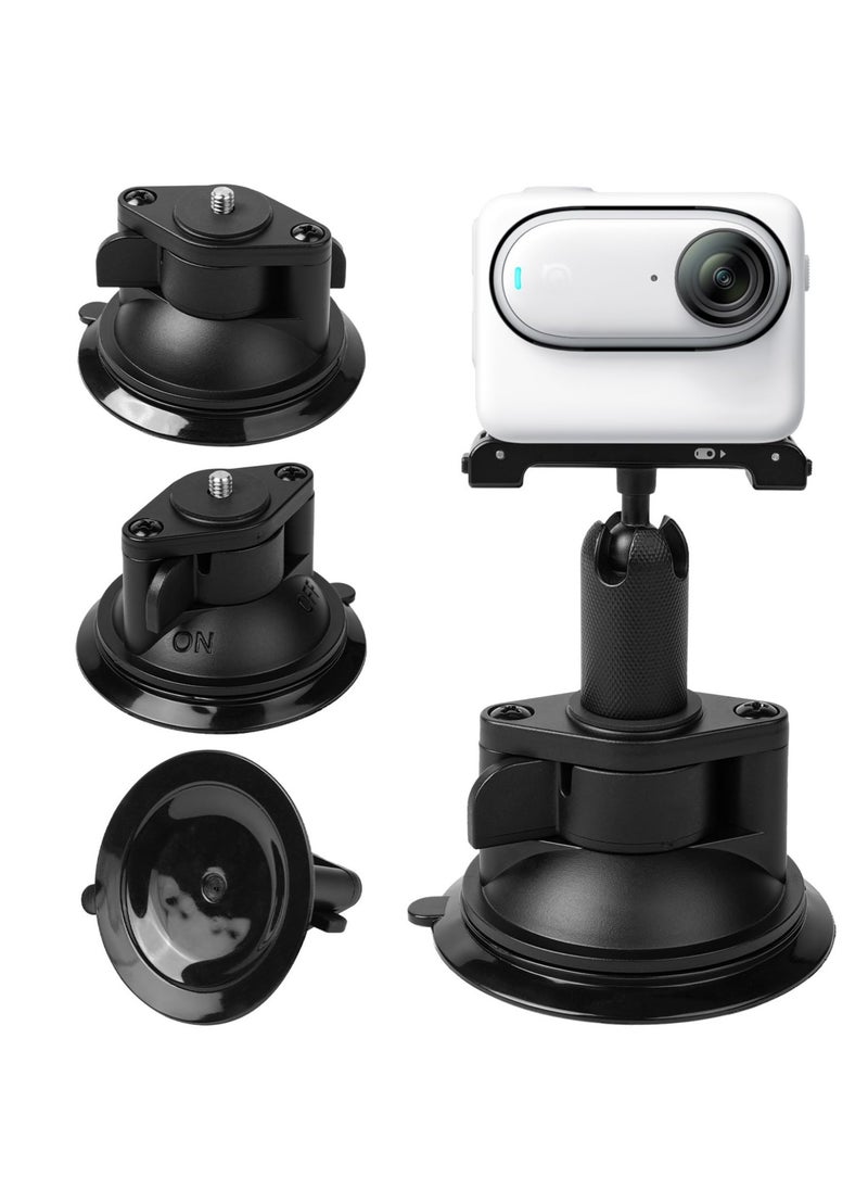 Excefore Magnetic Camera Mount Base Stand, with 1/4"-20 Thread, for DJI Osmo Pocket 3 Action Camera Expansion Adapter Quick Release Base Mount, for Vlogging  - Image 2