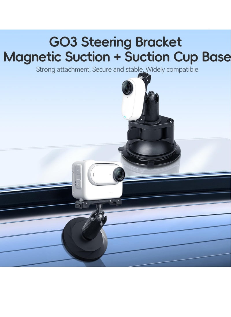Excefore Magnetic Camera Mount Base Stand, with 1/4"-20 Thread, for DJI Osmo Pocket 3 Action Camera Expansion Adapter Quick Release Base Mount, for Vlogging  - Image 5